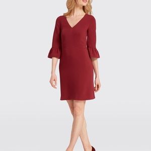 Draper James V-Neck Bell-Sleeve Dress